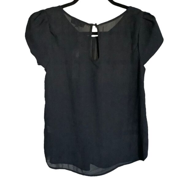 PAPERMOON Designed for Stitch Fix Chiffon Short Sleeve Blouse - Picture 2 of 11